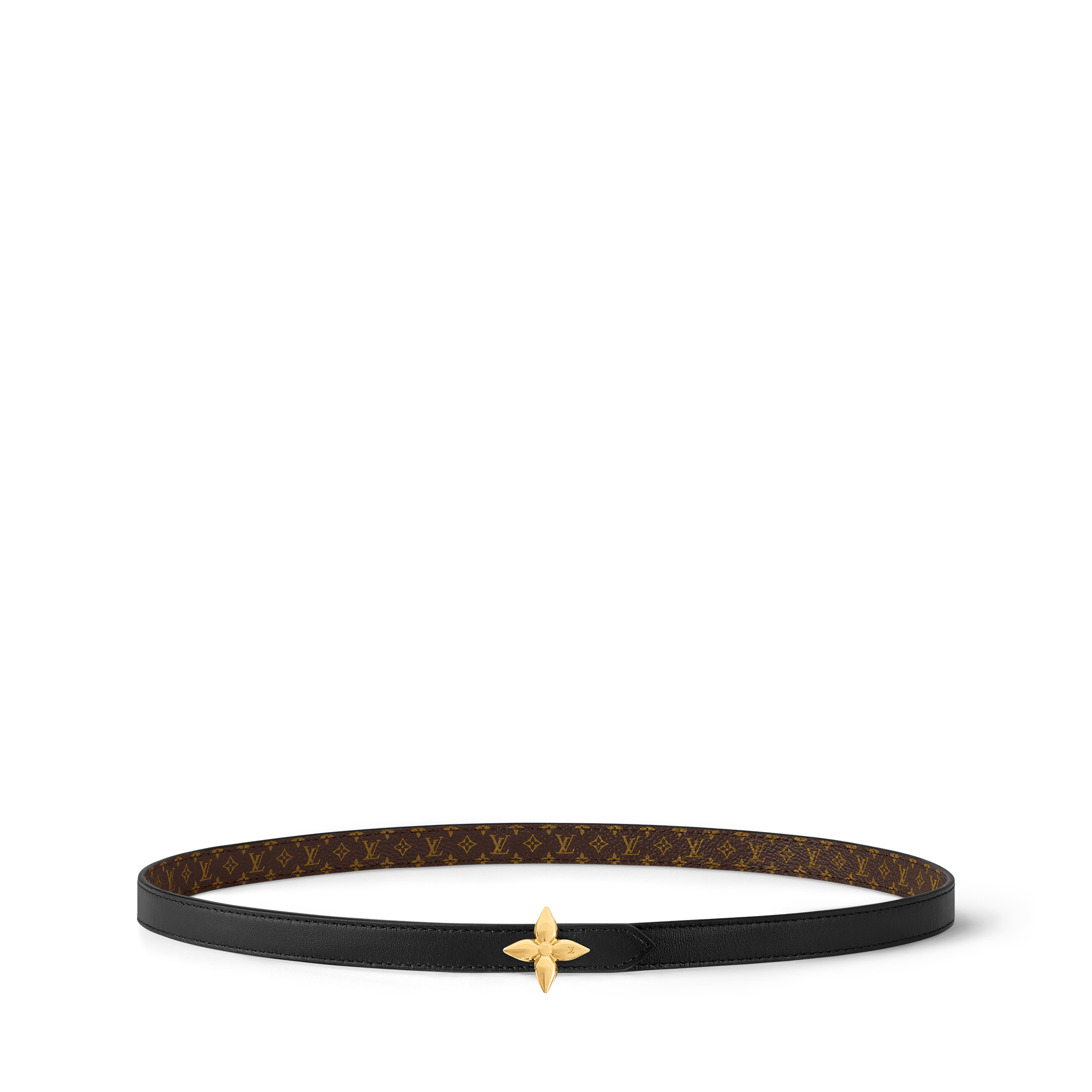 LVミニ フラワーグラム15MMリバーシブル LV Mini Flowergram 15mm Reversible Belt - Women